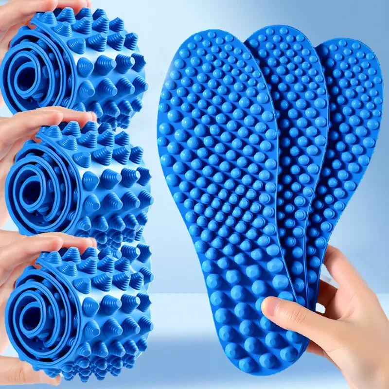 1 Pair Finger Pressure Board Massage Insole Relieve Foot Fatigue Shoes Insoles Men Woman Shoe Pads Soft Sports Casual Shoes Pad