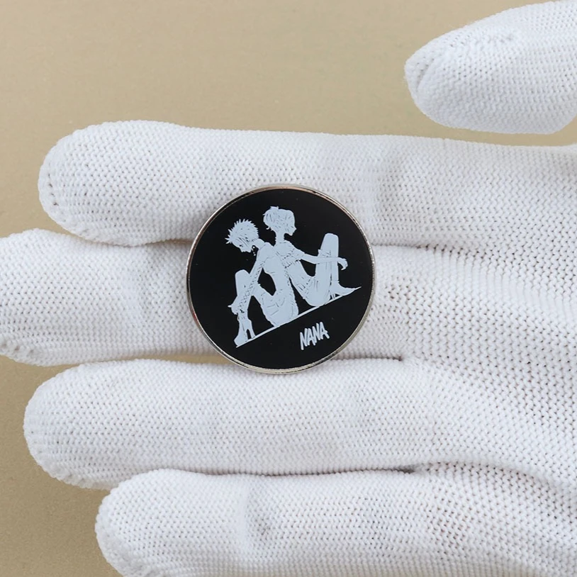 

New Classic Anime Same Brooch N-A N-a Series Enamel Pin 2025 Popular Cartoon Periphery Lapel Badge