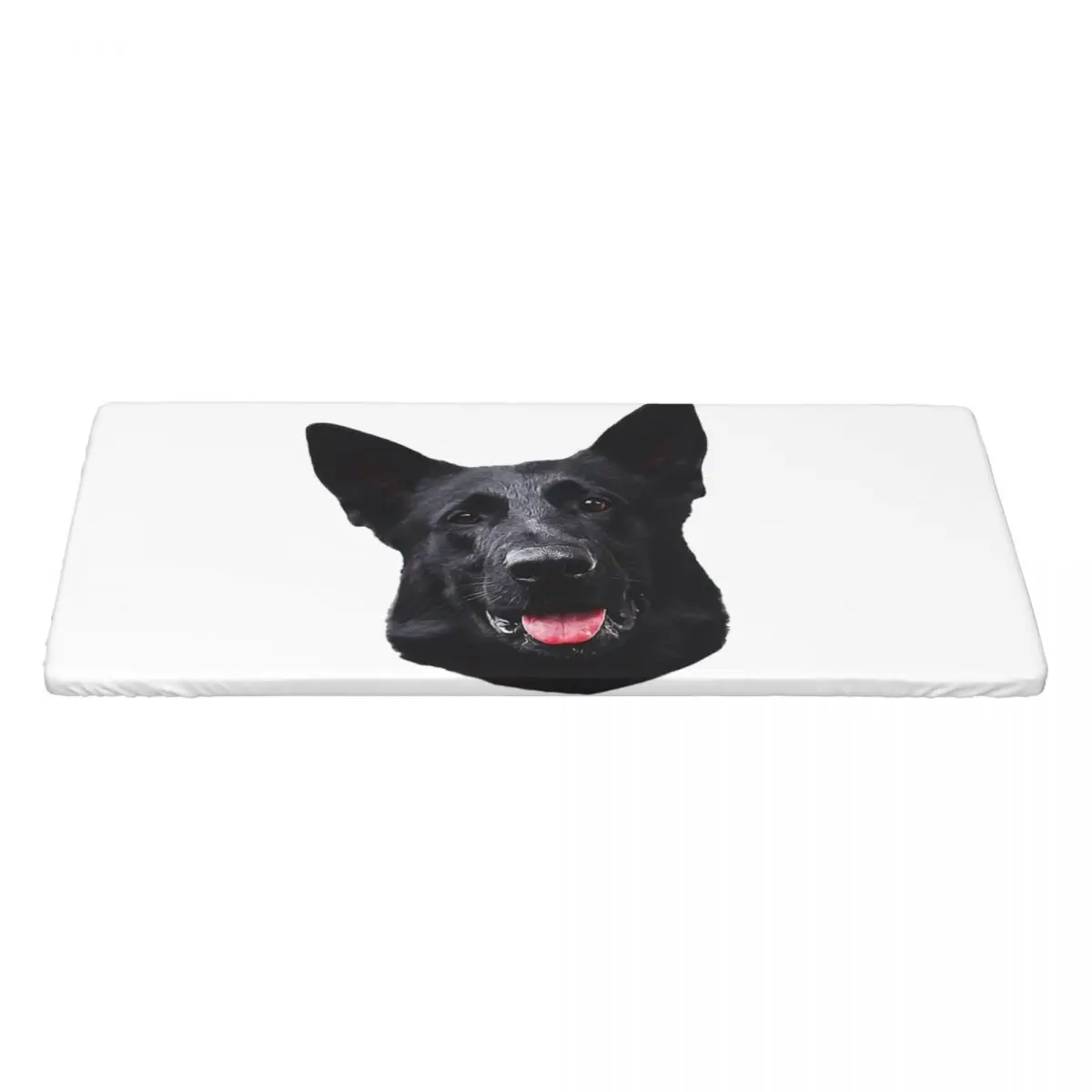 Black German Shepherd Dog - Stunning Customized Rectangular Tablecloth Oilproof Table Cover for Dining Events Table Cloth