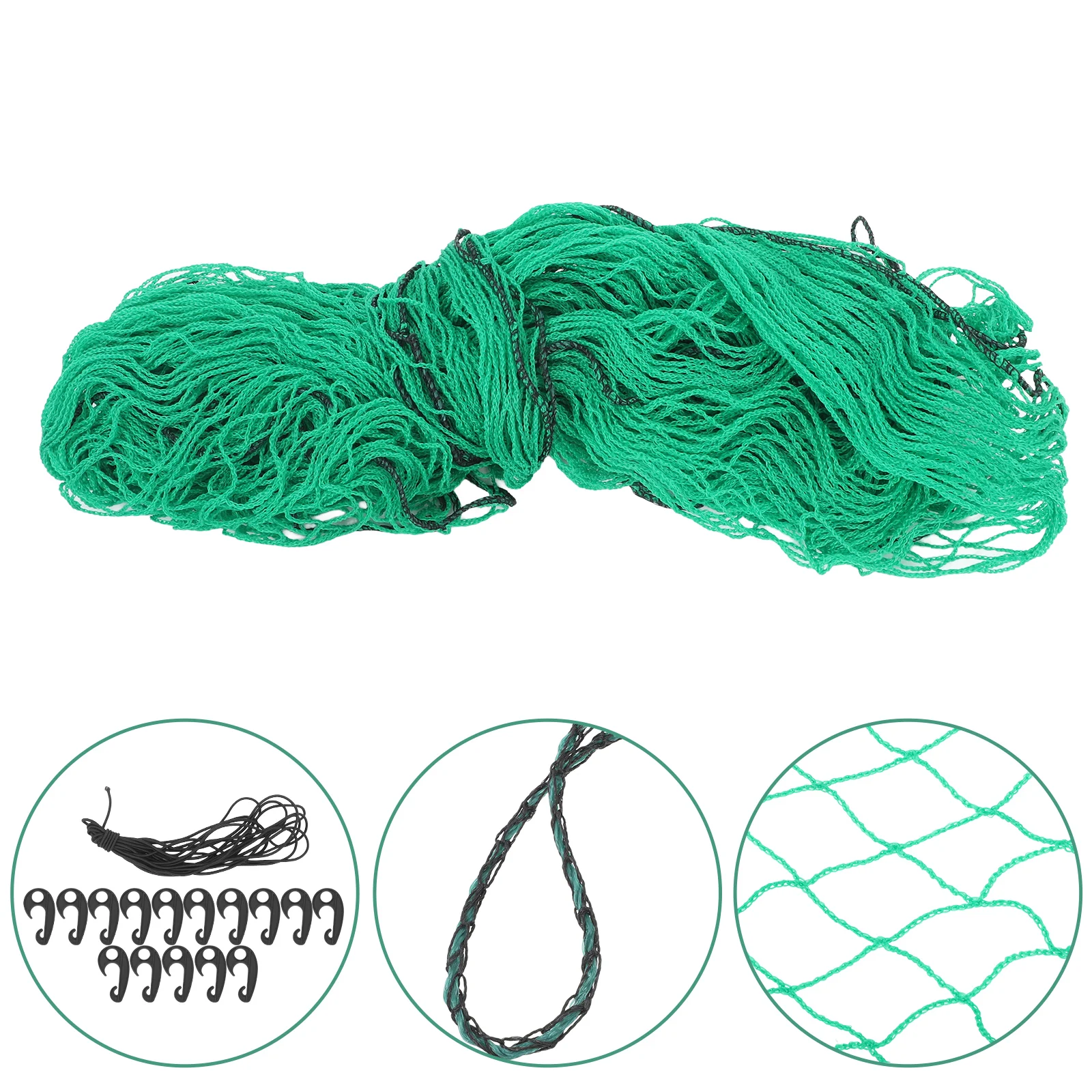 Heavy Duty Cargo Net for Pickup Truck Bed Elastic Bungee Net with Hooks for Secure Tie-Down Trailers and Camping Gear