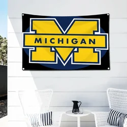 Outdoor Decors MichiganS WolverineS Decorative Flags and Banners Garage Decoration Custom Flag Skateboard Turkey Em Fallout Beer