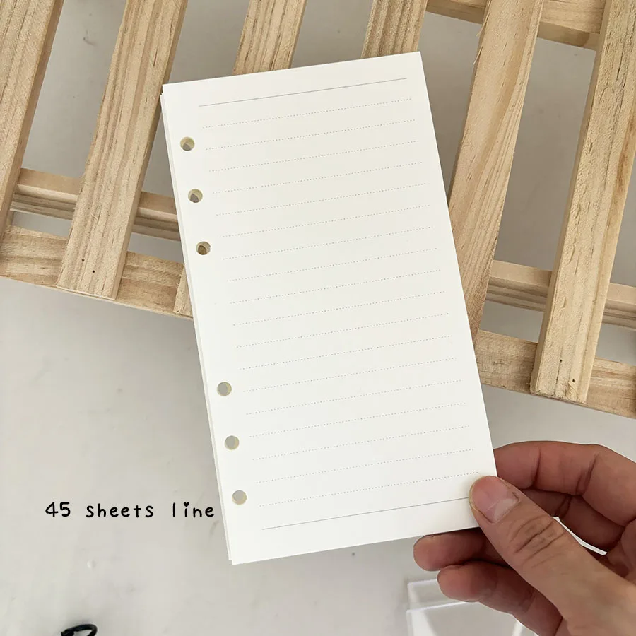 A6-Binder-Notizbuch mit Acrylgehäuse, 2 Stück Pmma-Brett mit Metallring, DIY Junk Journal-Notizbuch-Set, 45 Blatt Nachfüllpapiere, Stati – Detail 10