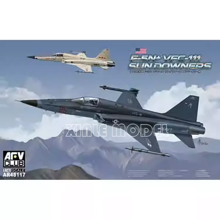 

AFV Club Plastic Assembled Aircraft Model Kit 48117 F-5N Plus VFC-111 Imaginary Enemy Squadron 1/48