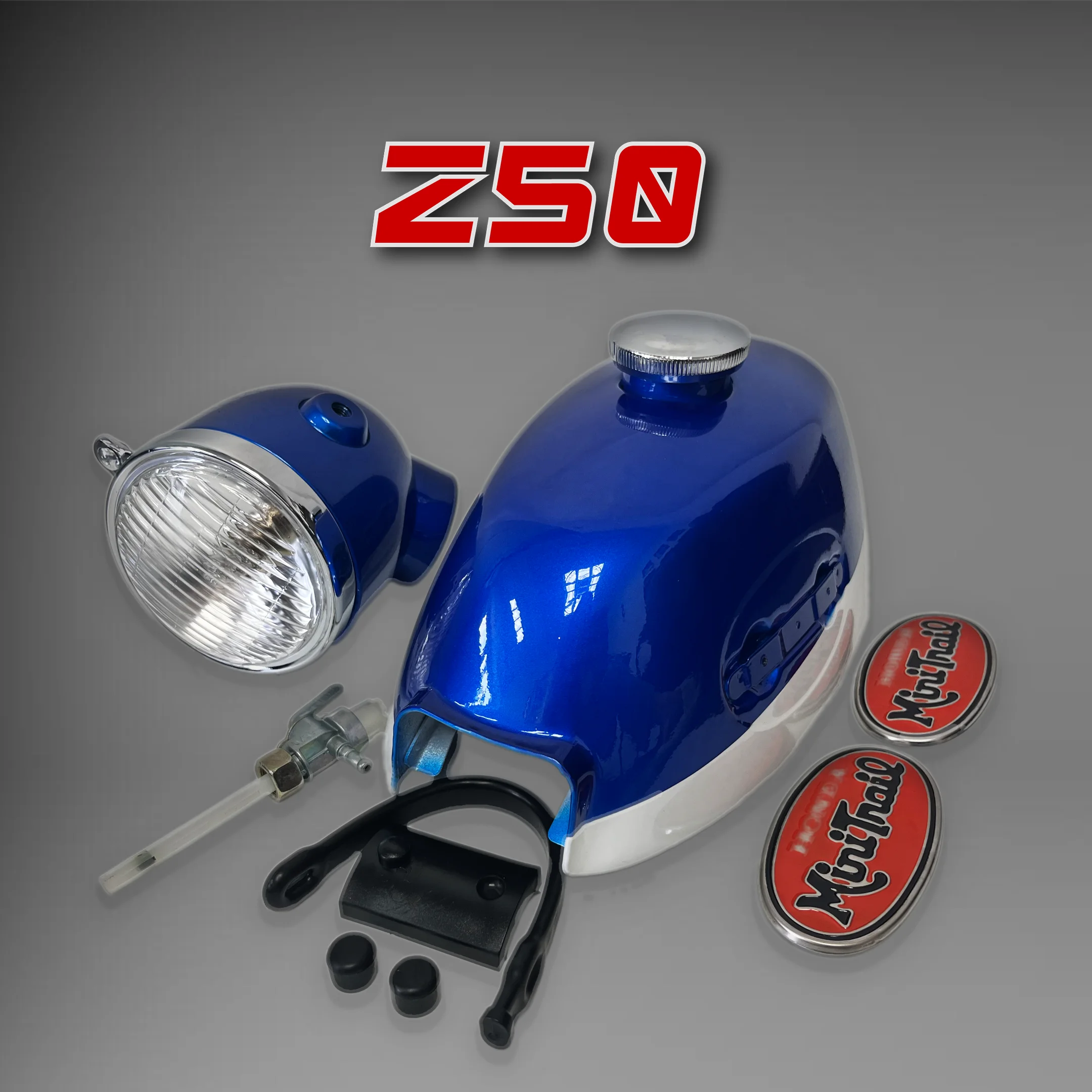 Monkey Z50 K2 Oil Tank Headlight Set Motorcycles Fuel Tank Kit for Z50 1967-1979