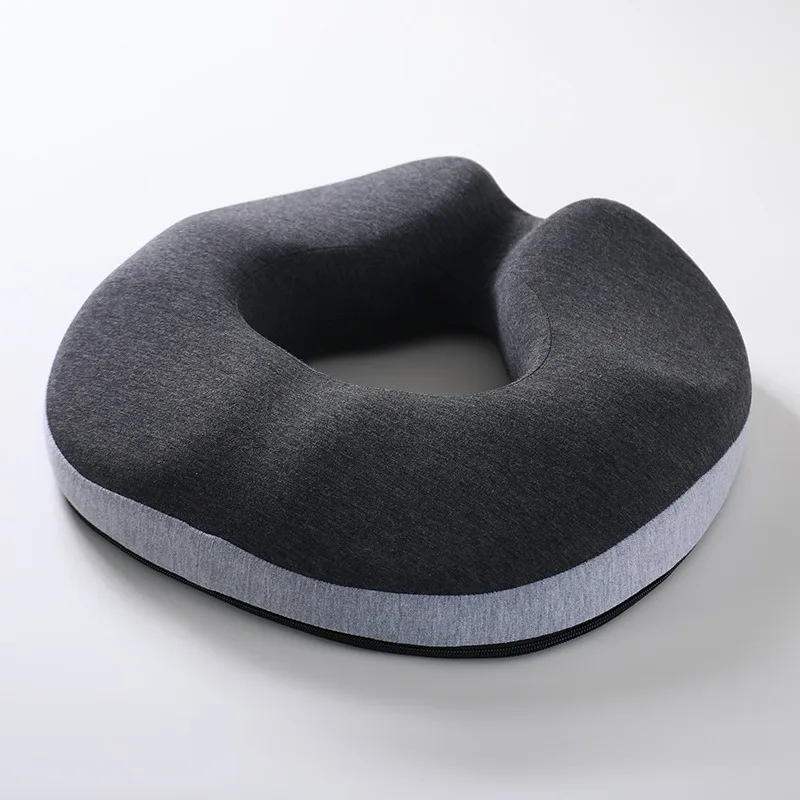 Breathable Hemorrhoid Cushion with Side Cut Coccyx Support for Office Car and Pregnancy Relief