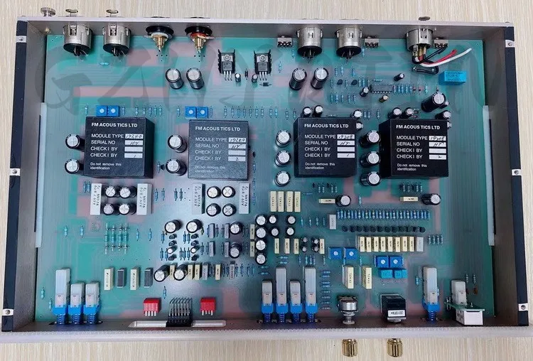 Nova réplica da acústica suíça fm 222 mk3 phono pré-amplificador linear.