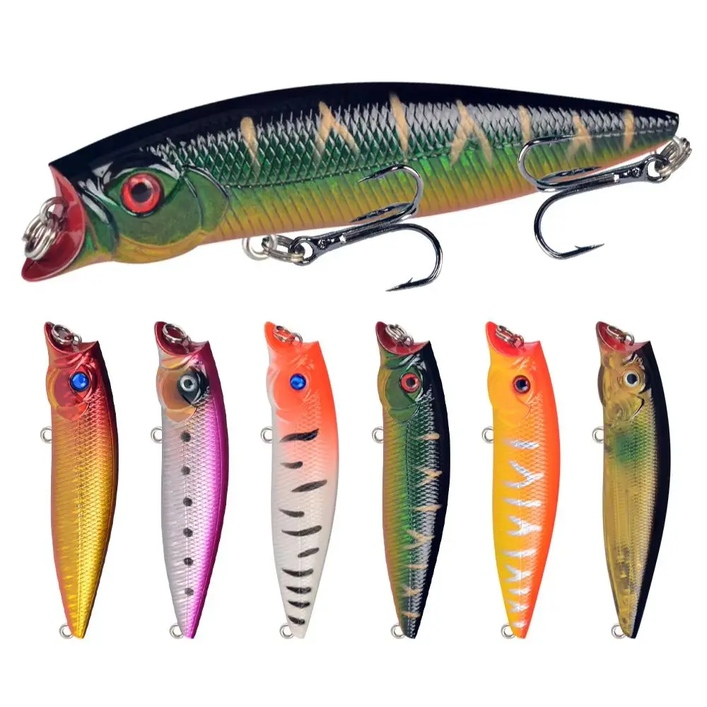 Fishing Lures High 9.5cm/11.5g Topwater Popper Bait 6 Colors Available Bass Crnakbait Wobblers Fishing Tackle Pesca Carp Tackl