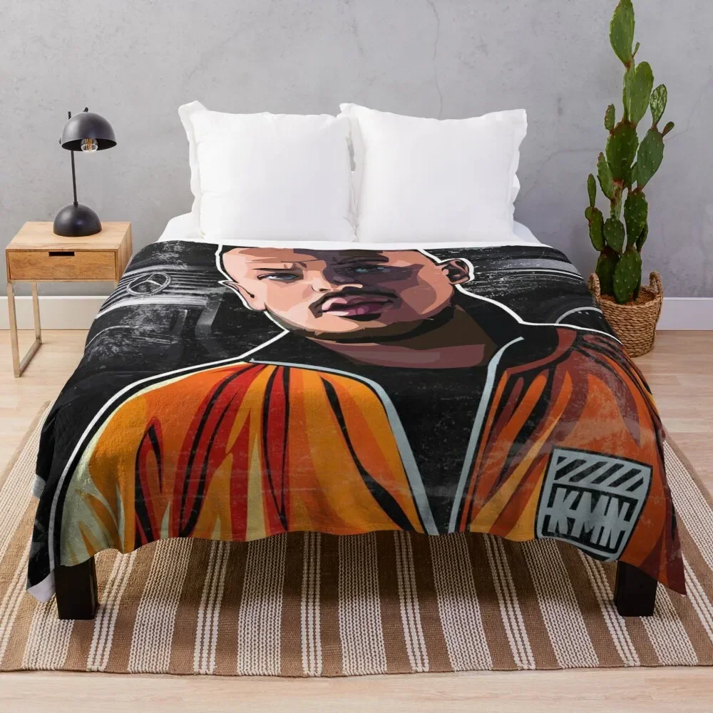 AZET KMN GANG / German rap / HipHop / Rap music Throw Blanket For Sofa Thin Baby Hairy Blankets