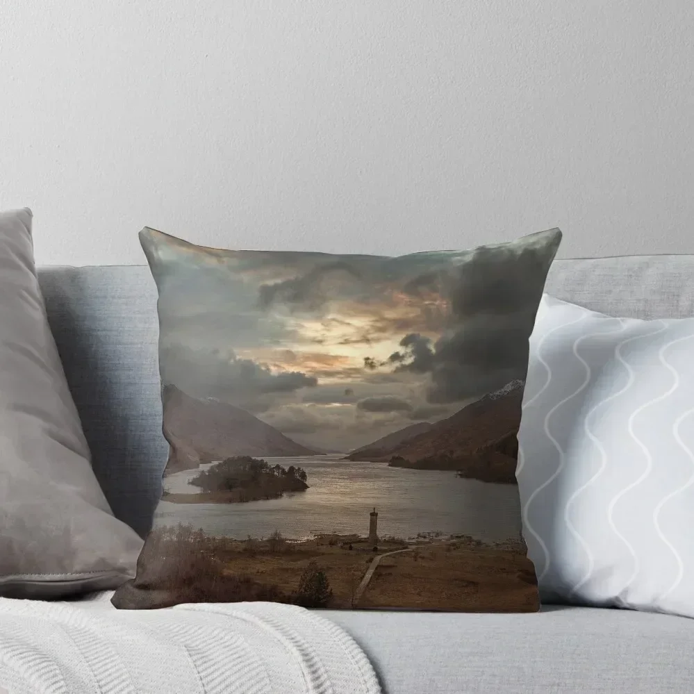 

Glenfinnan Monument Throw Pillow Cusions Cover Decorative pillowcase Cushion Child pillow