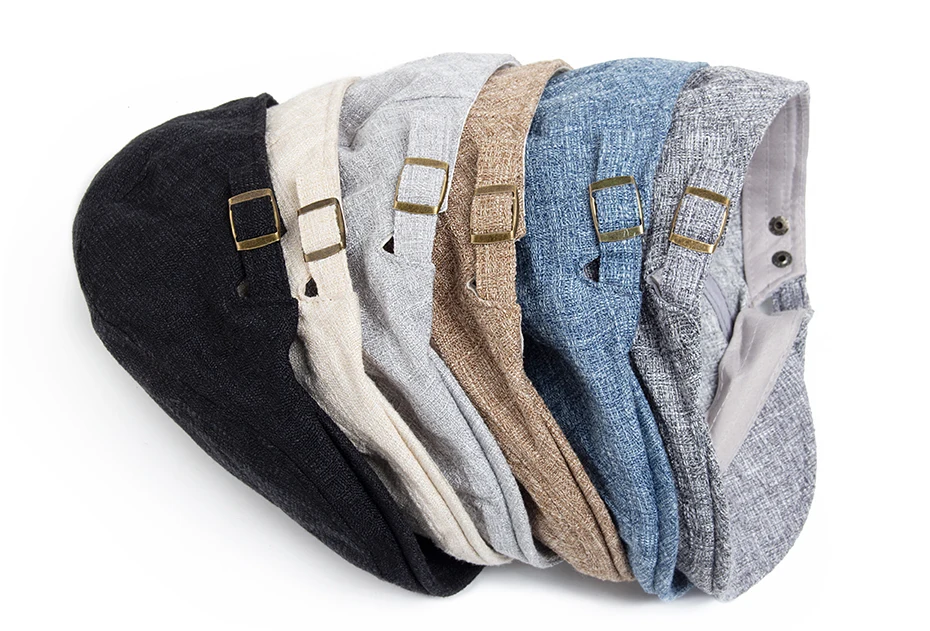 Neue Sommer Dünne Zweireiher Baskenmütze Mode Männer Vintage Visier Flache Kappe Frauen Hut Berets Für Casual Unisex Boina – Detail 1