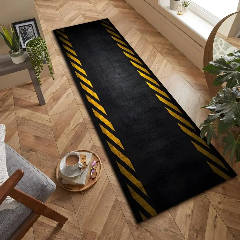 Image of Racing Track Runner Teppich City Road Bedruckter Teppich Veranda Foyer mit Teppich Kinder Klettermatte Heimdekoration