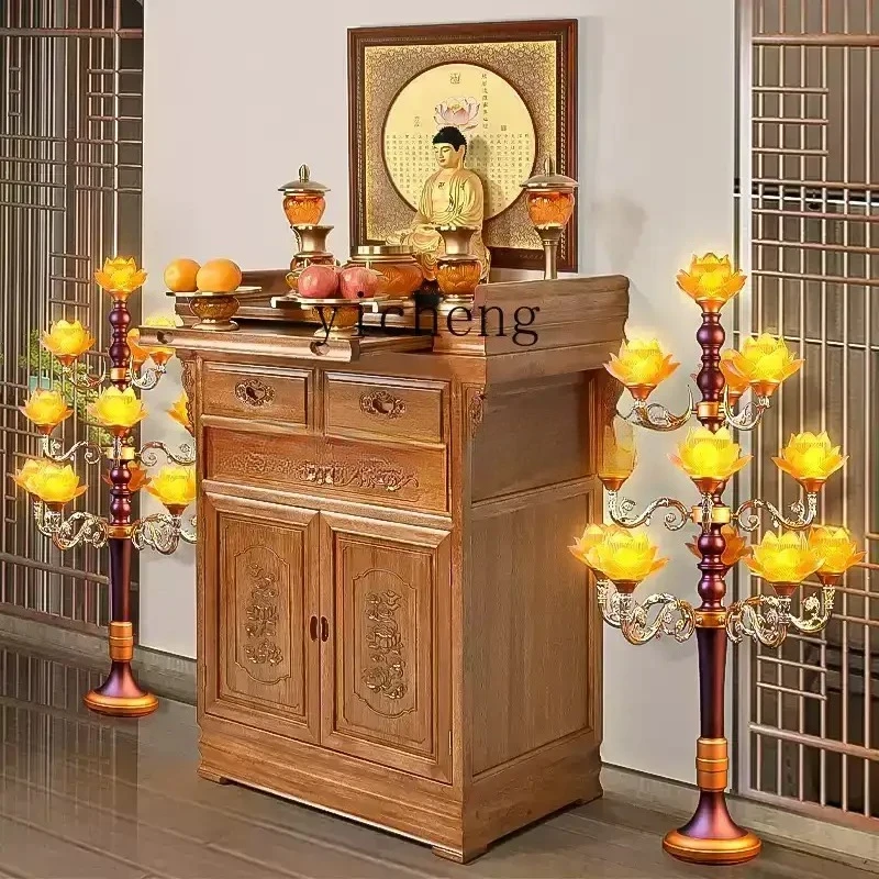

FG-8 solid wood offering table Buddha table household new Chinese incense case Buddha god table