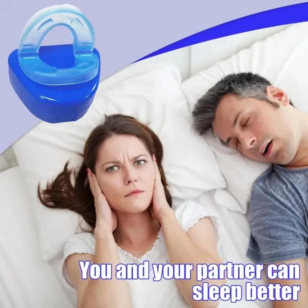 Gum Shield for Snoring Stop Anti Snoring Mouthpiece Snore Device Stopper Reduce Snoring Aid Snore Solution for Easy Breathing image 5