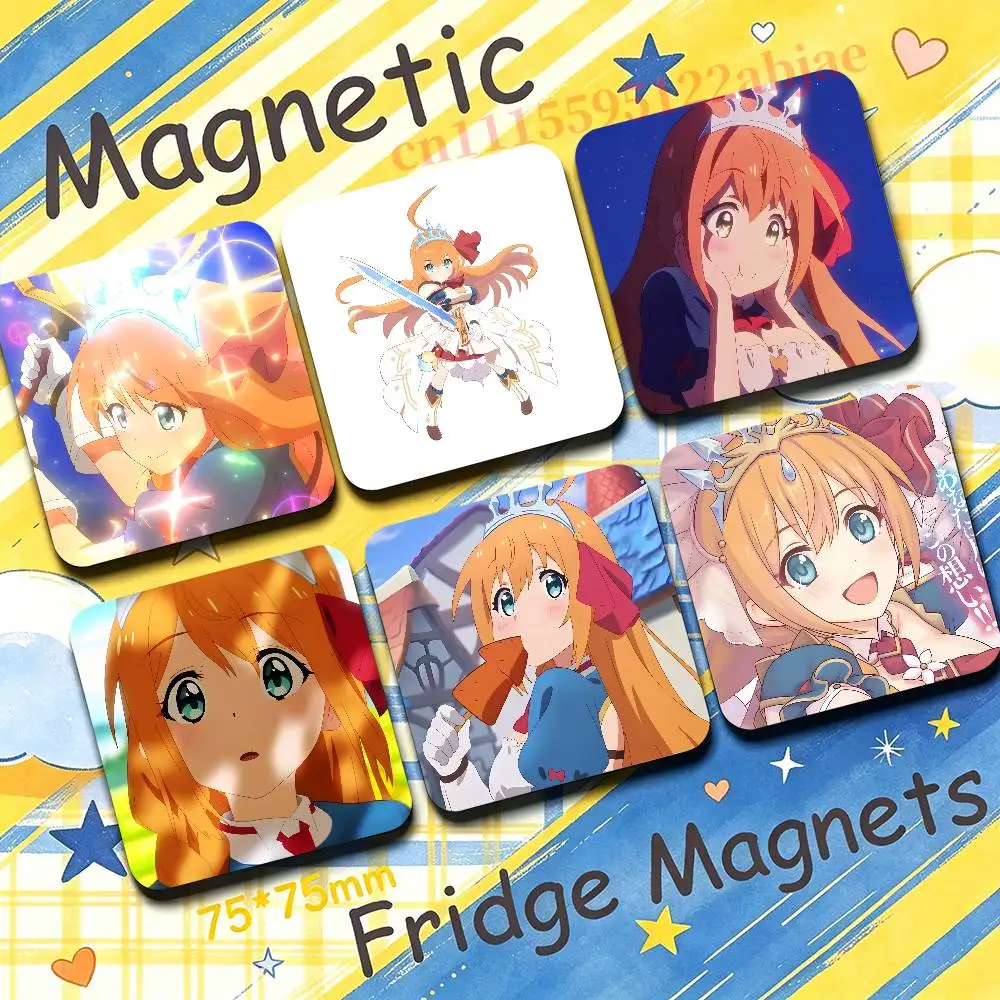P-Princess Connect Re Dive Pecorine Magnet Refrigerator Fridge Sticker for Home Decor DIY Wall Decor