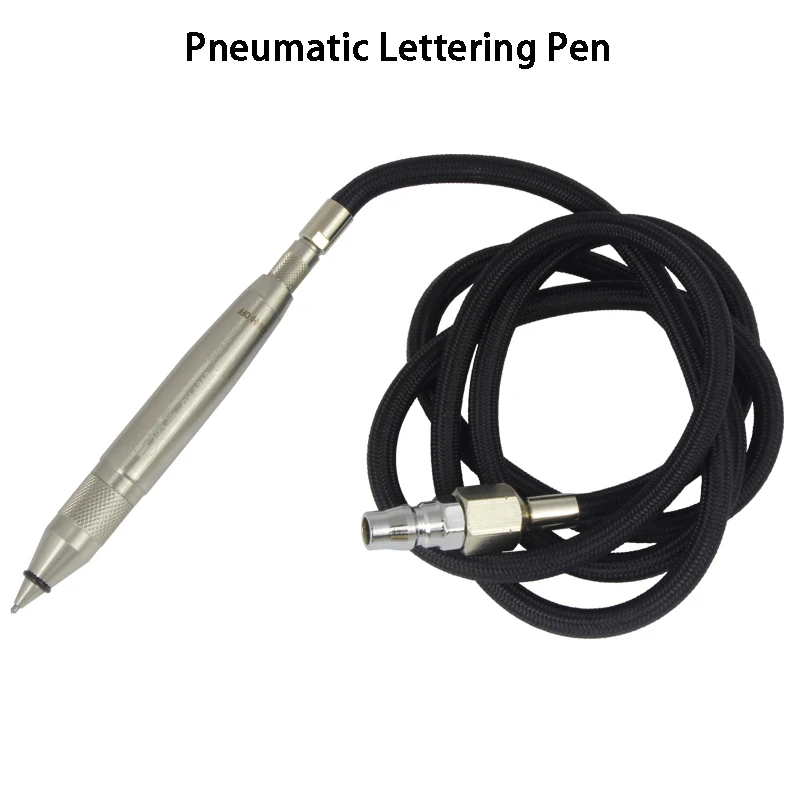 

GY-1318 Pneumatic Air Scribe Hammer Engraving Kit Hose Attached Lettering Pen, Ideal for DIY & Industrial Engraving Projects