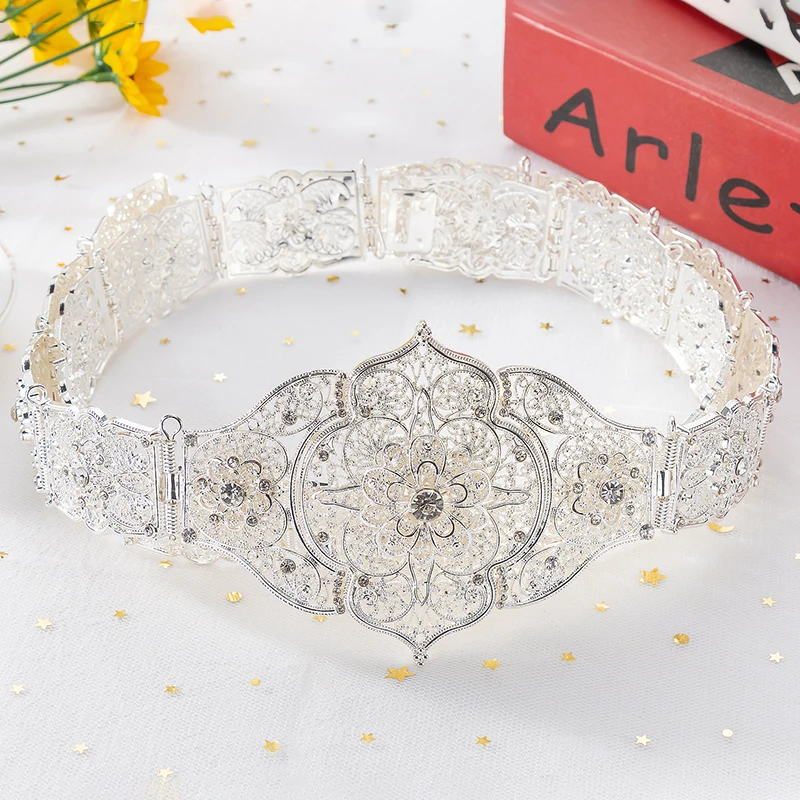 Fatima Mode arabischen Luxus Braut Gürtel für Frauen Caucasus traditionelle Hochzeit Taille Kette Versand Schmuck