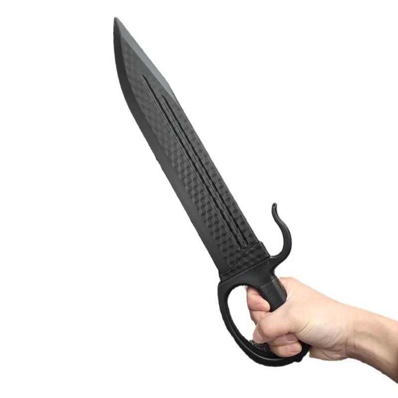 Modelo de cuchillo de juguete de plástico de 46m/18,11 pulgadas, Katana, accesorios de Cosplay, periféricos coleccionables, adornos de entrenamiento de escritorio, manualidades de exhibición, regalo