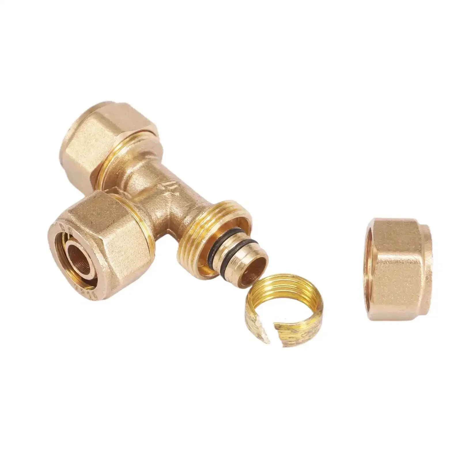 

Подходит для трубки PEX-AL-PEX, внутренний диаметр x внешний диаметр 12x16 мм, 14x18 мм, 16x20 мм, 20x25 мм, 26x32 мм, равный тройник, 3-ходовой латунный фитинг для труб