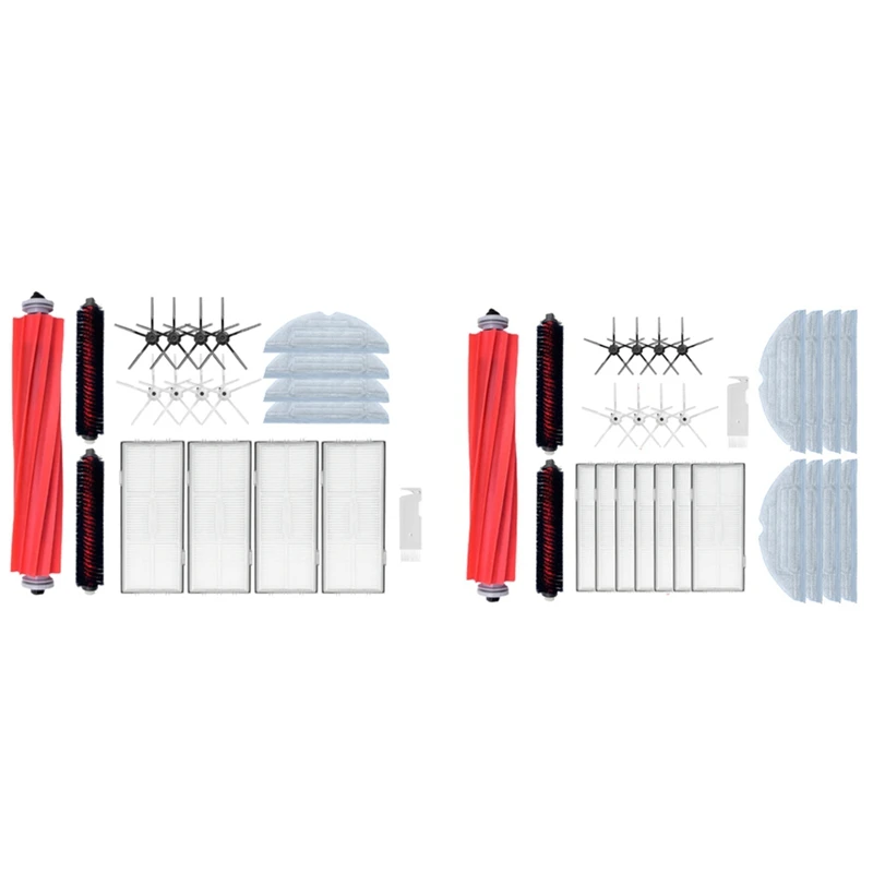 قطع غيار مكنسة كهربائية روبوت ، مجموعة ملحقات ، Roborock S7 Maxv Ultra ، S7 Maxv Plus ، G10S و G10S Pro