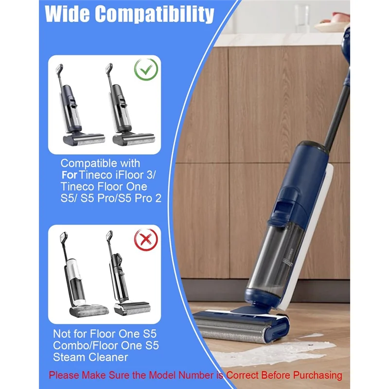 Filtry B89B-HEPA do Tineco Ifloor 3/Floor One S3/Floor One S5/S5 Pro/S5 Pro 2/S5 Extreme Akcesoria Części