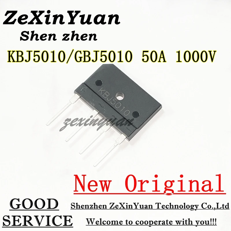 

10PCS GBJ5010 KBJ5010 5010 5A 1000V New original DIP-4