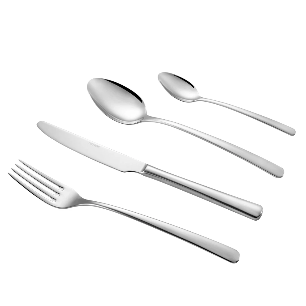Cozy Zone Cutlery Steel Set 24Pcs Tablware Quality Classic Table Knife Fork Spoon Dining Dinner Western Dinnerware