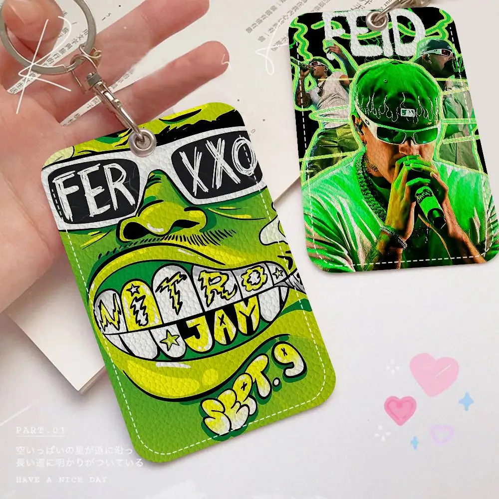 Ferxxo Feid 1 قطعة INS حامل بطاقة الحرم الجامعي للطلاب الكرتونية الإبداعية لبطاقة الوجبات، بطاقة الحافلة، بطاقة العمل، إلخ #2