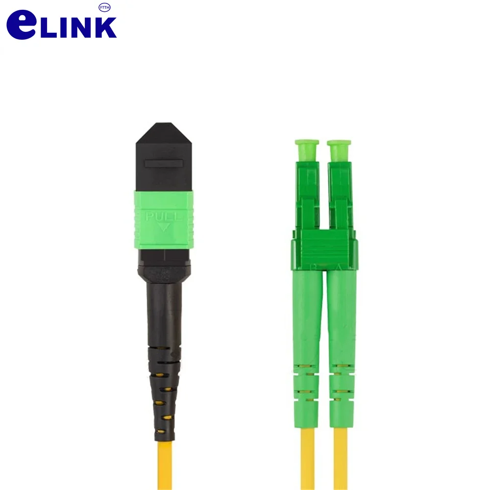 MPO-LC fiber patchcord 8/12/24 cores SM female 1-50m10m MPO APC -8LCAPC 12LC optical breakout Type B A 8C 12C ftth jumper