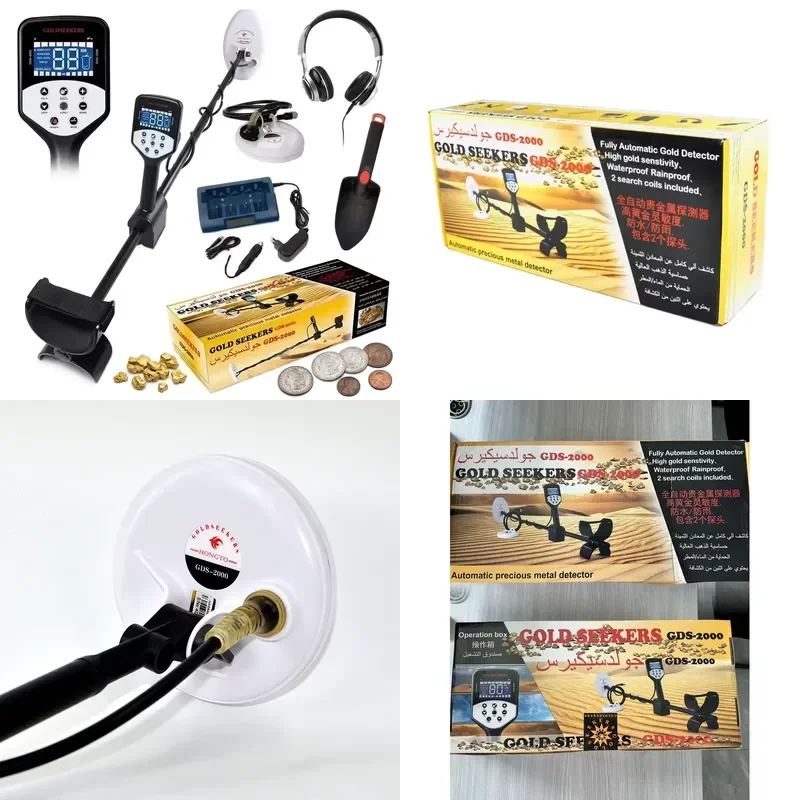 for Underground Treasure Hunter Professional Edition Adult Gold Metal Detector GDS2000 High Precision Handheld Locator