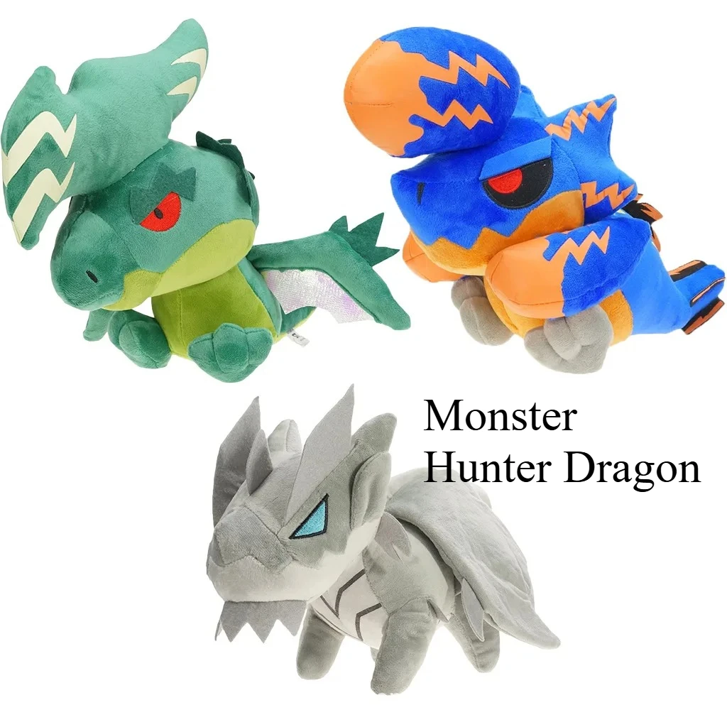 

28 см животные плюшевые хобби коллекционные игрушки мультфильм мягкие детские мягкие игрушки для мальчиков и девочек милый подарок Monster Hunter Dragon Brachydios