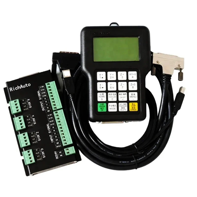 A18 A11E CNC Controller Kit Includes CNC Driver Card+Connect Cables+ Controller  4 Axis CNC Drive Controller