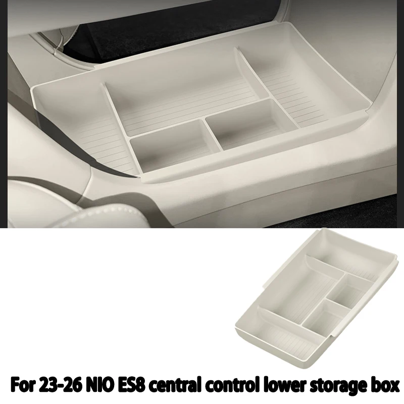 It is suitable for 23-26 NIO ES8 central control lower storage box modified separator storage accessories