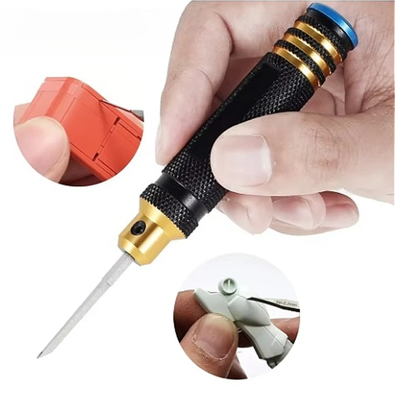 DIY Sculpting Carving Tool Set Replaceable Sharp Blades Metal Grip Handle for Model Building Clay Wood Engraving Craft Supplies view 3