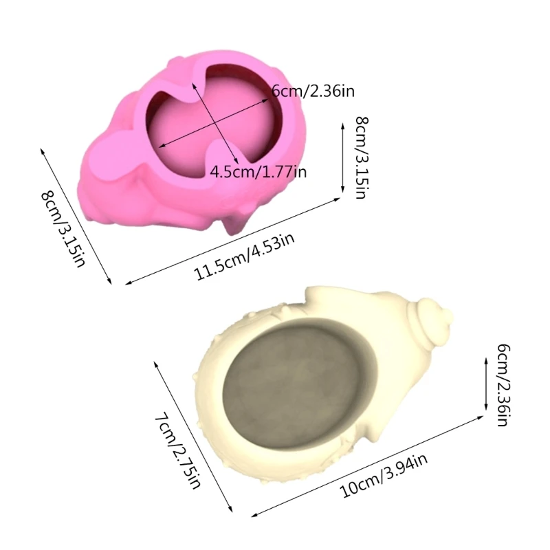 Elephant Gypsum Silicone Mold Diy Succulents Concrete Flower Pot Vase Plaster Cement Mold Clay Mold Pen Holder Mold