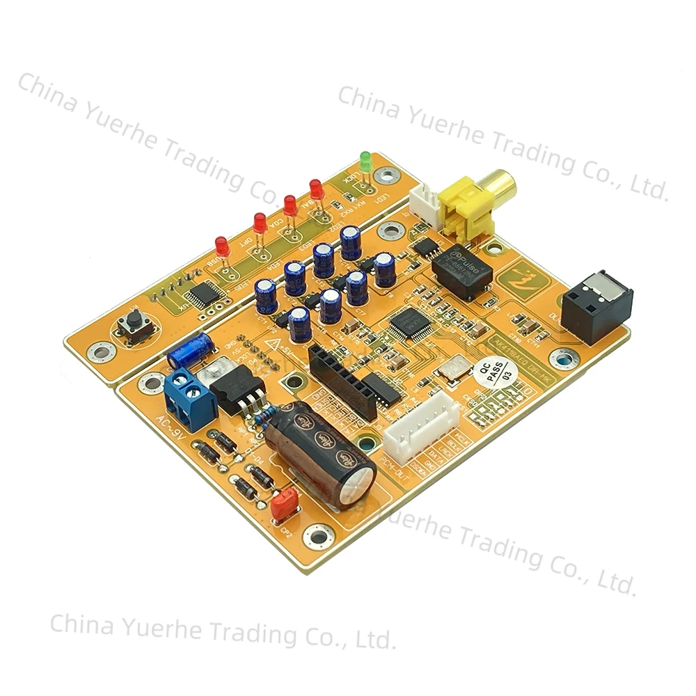 

Nvarcher AK4118 Коаксиальное волокно Прием AES поддерживает USB-карта Bluetooth 192K/24 бит Плата цифрового приемника DIR