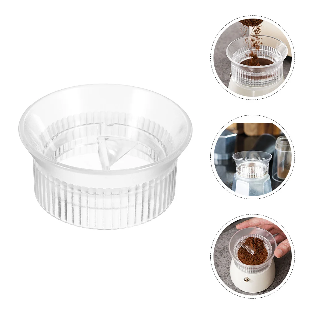 

Universal Coffee Dosing Ring Plastic Espresso Machine Accessory Precise Coffee Powder Funnel Tool for Espresso Essentials