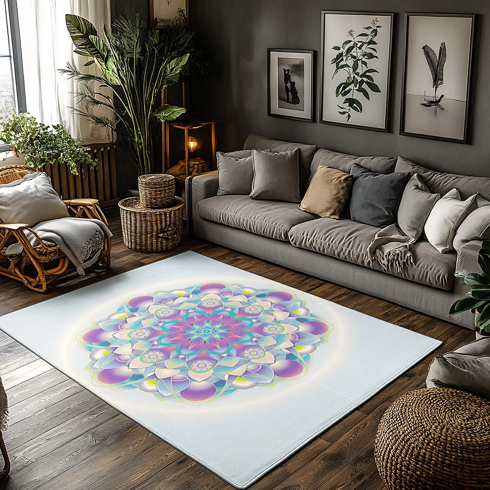 

Коврик в стиле бохо, моющийся домашний и уличный коврик с абстрактным узором, домашний декор, нескользящий напольный коврик, ковер для гостиной, спальни