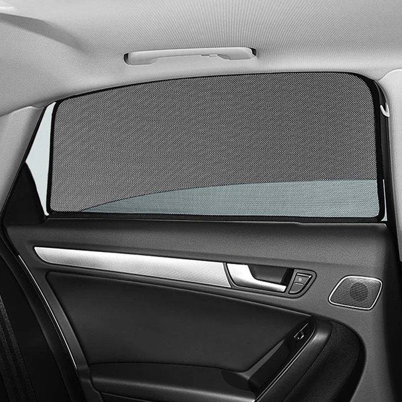 Magnetic Car Sun Shade UV Protection Car Curtain Car Window Sunshade Side Window Mesh Sun Visor Summer Protection Window Film