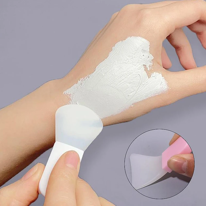 5Pcs Silicone Facial Mask Brush Face&Eye Cream Mud Mask Applicator Scraper Face Cleanse Brushes Travel Portable Skin Care Tools