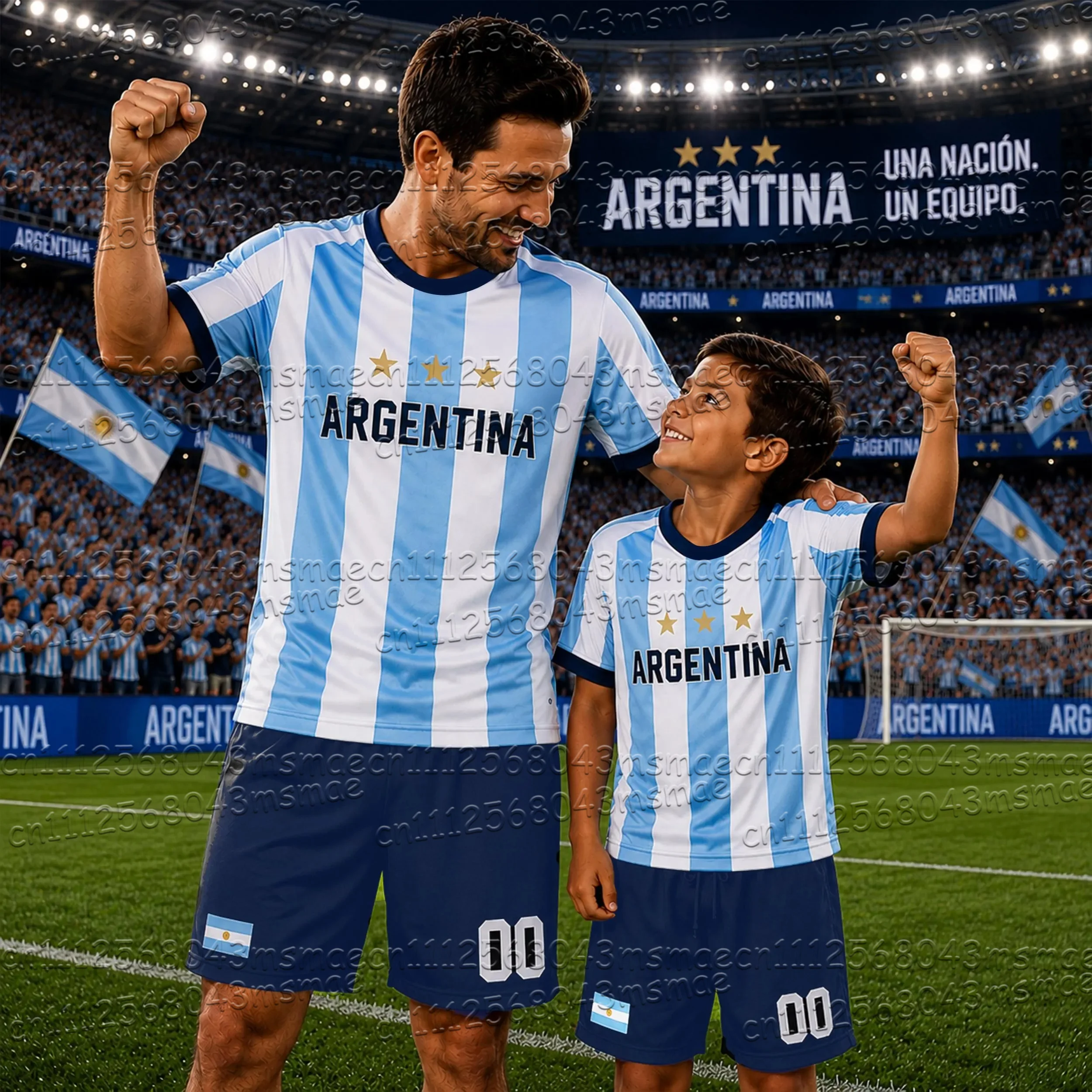 2026 Special NO.10 Football Jersey Tee Shorts Set Women Men Harajuku Argentina Fans Shirt and Shorts Summer Kids 2 Piece Set