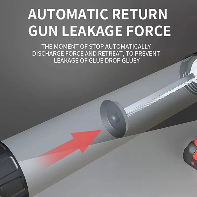 P4706A 400-600ml Cartridge Tube Sausage Electric Manual Auto Caulking Gun for Pu Silicone Acrylic Glue Sealant