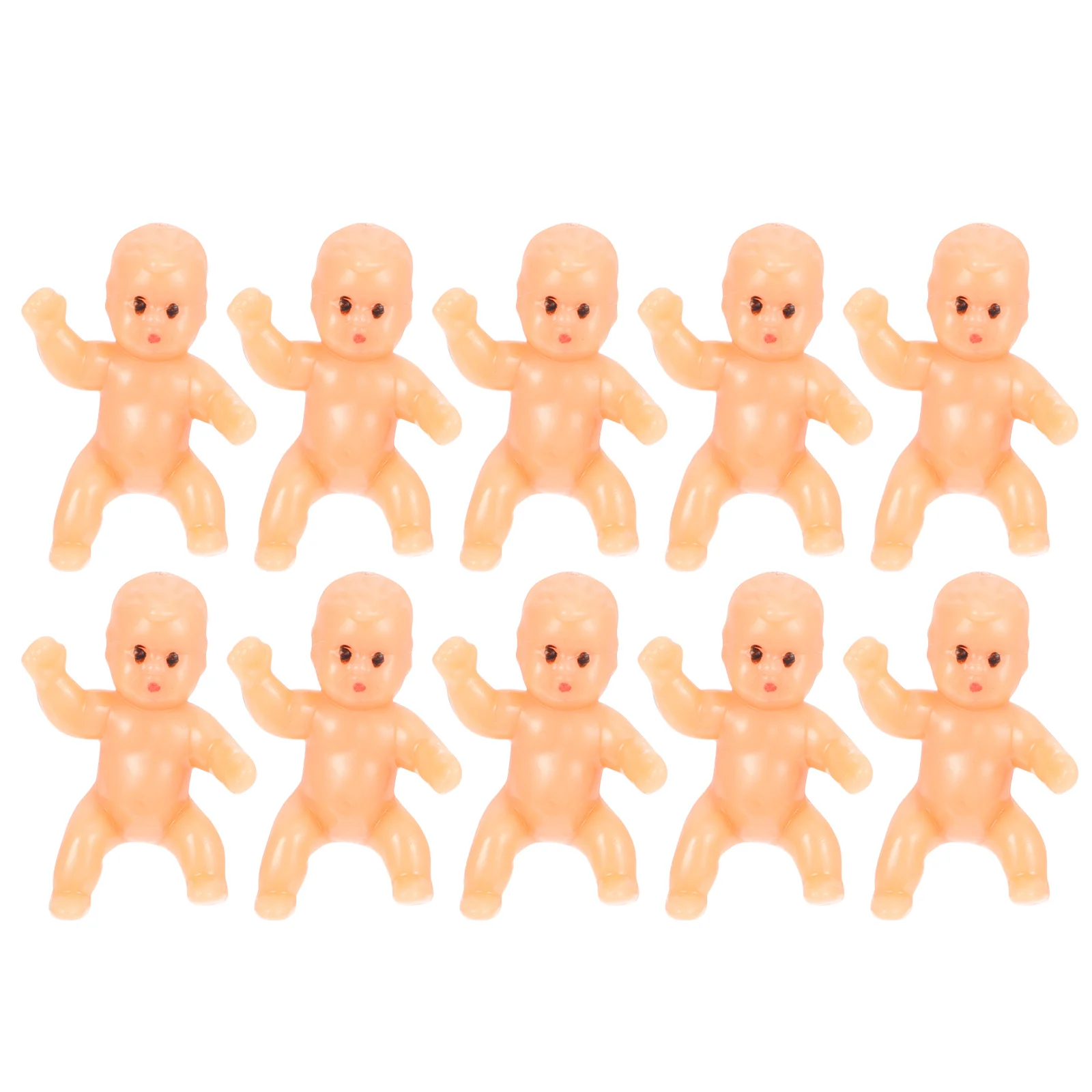 

30pcs Baby Shower Party Favors Gift Baby Statue Figurines Plastic Newborn Celebration Decorative Keepsake Guest Takeaway Present