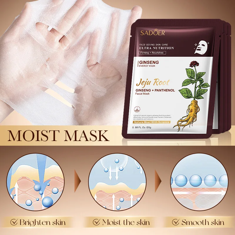 SADOER Ginseng Whitening Face Masks 3