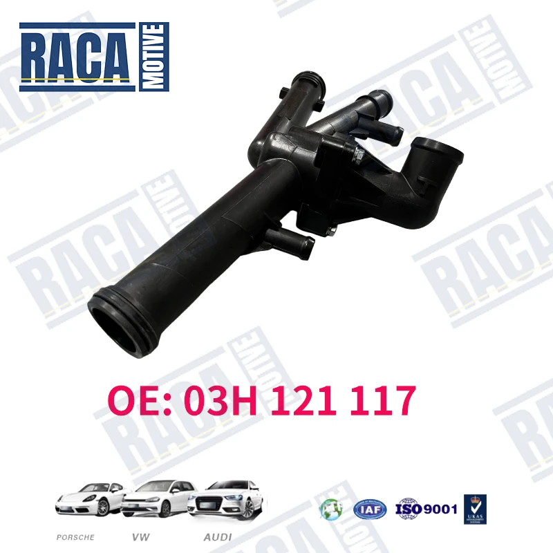 For Audi Q7 VW Touareg Passat Porsche Cayenne 3.6L Engine Coolant Thermostat Housing Assembly 03H121117A 03H121117 95510606000