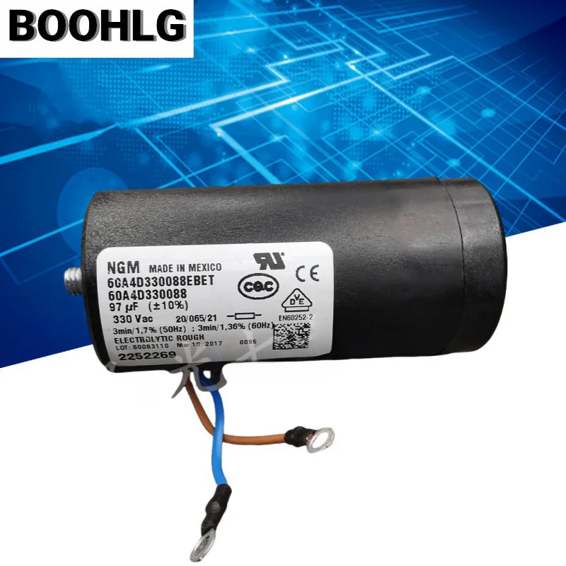 

1PCS NGM 330V 97uF 330VAC starting capacitor 60A4D330088EBET