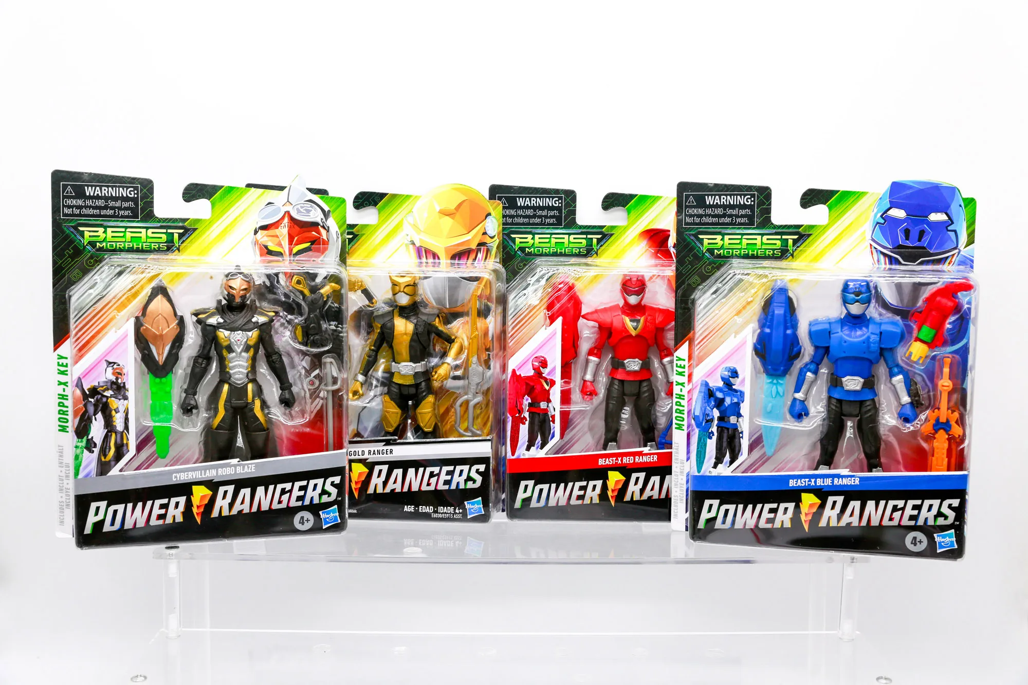 ハスブロビーストモーファーパワーズレンジャー赤青ゴールドレンジャーアクションフィギュア関節可動人形グッズおもちゃ子供のギフト