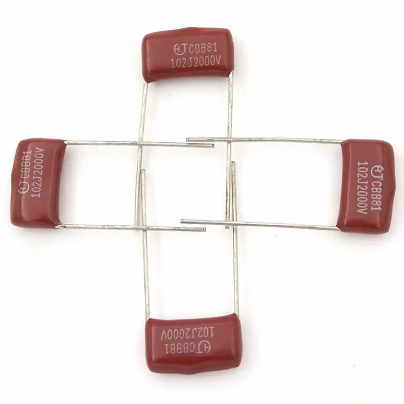 10pcs 102 1nF 2000V  CBB Polypropylene film capacitor pitch 15mm 102 1nF 2000V