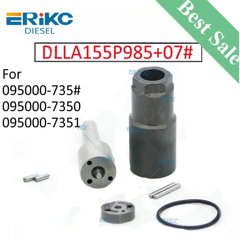 

095000-7350 Injector Nozzle DLLA155P985 Valve Orifice Plate 07# For Denso TOYOTA DENSO 095000-7351 Fuel Sprayer Repair Kit