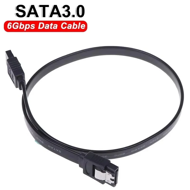 SATA III Cable SATA Cable For CD Driver Writer HDD Straight Bend HDD SSD Cable Super Quick Transfer Wire Hard Disk Cable Cord