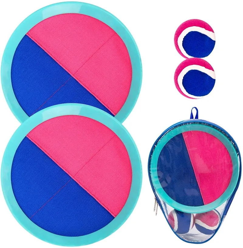 Children's Suction Ball Sticky Target Racket Throwing Catch Sports Equipment Family Interactive Ball Sports Leisure Toys